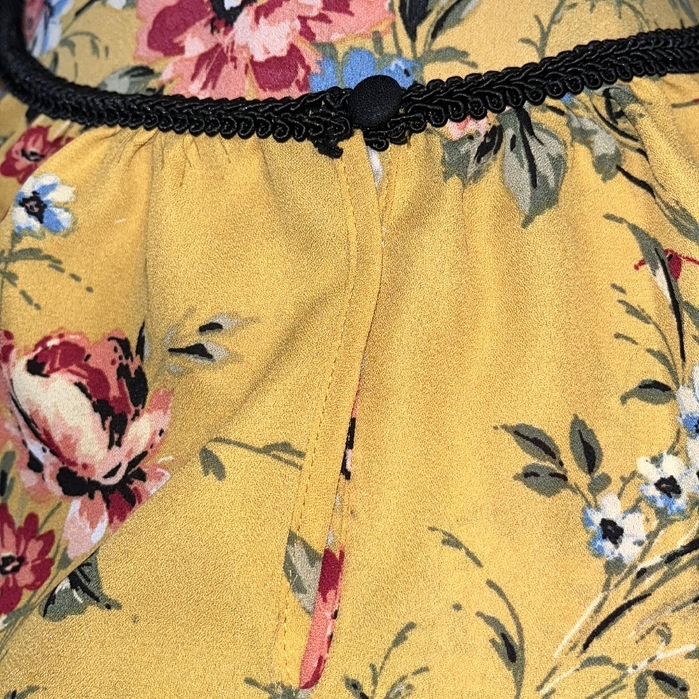 Zac & Rachel Floral Blouse Size XL - Picture 5 of 5